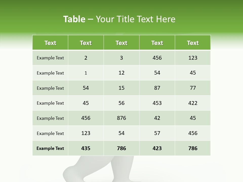 Healthy Abstract Guy PowerPoint Template