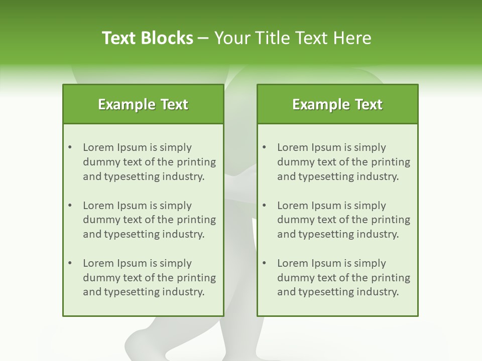 Healthy Abstract Guy PowerPoint Template