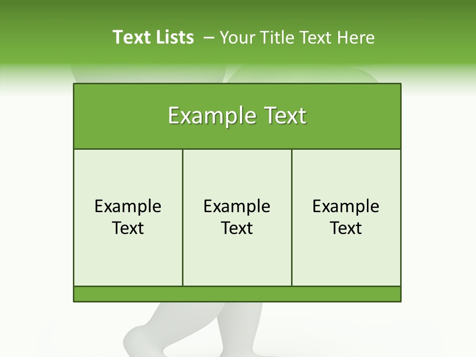 Healthy Abstract Guy PowerPoint Template