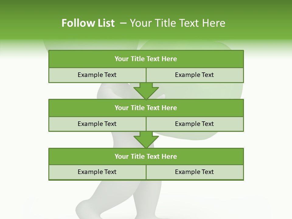 Healthy Abstract Guy PowerPoint Template
