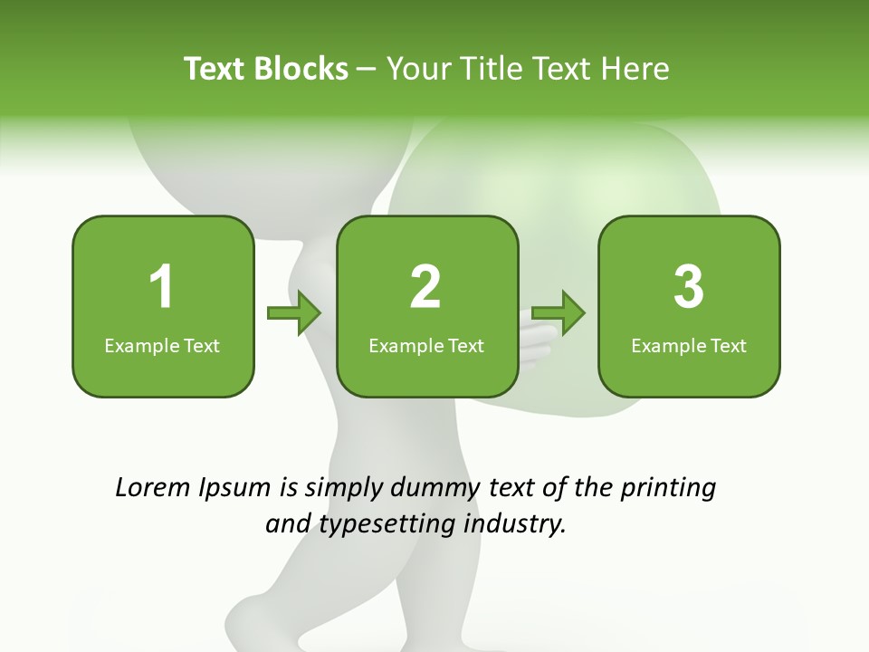 Healthy Abstract Guy PowerPoint Template