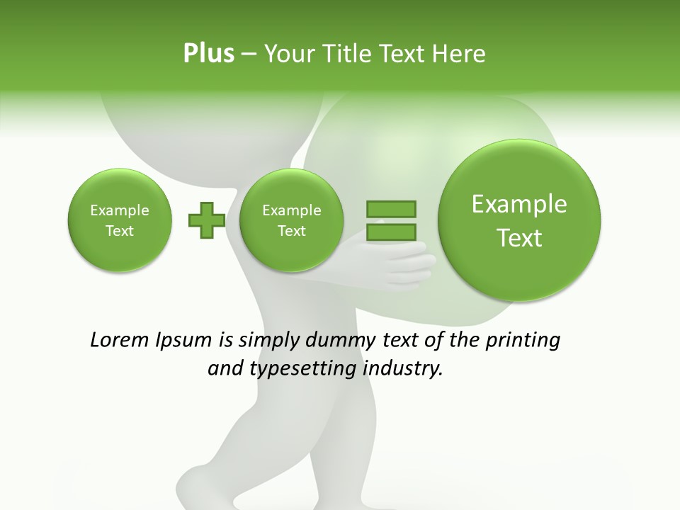 Healthy Abstract Guy PowerPoint Template