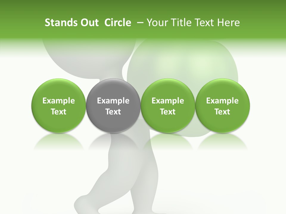 Healthy Abstract Guy PowerPoint Template