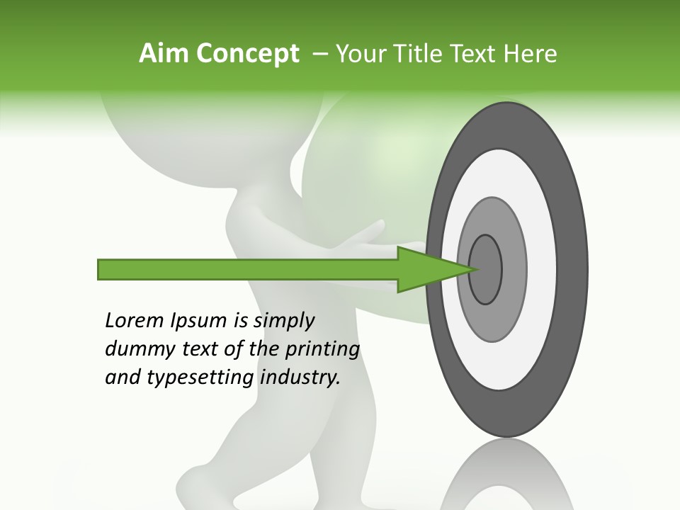 Healthy Abstract Guy PowerPoint Template