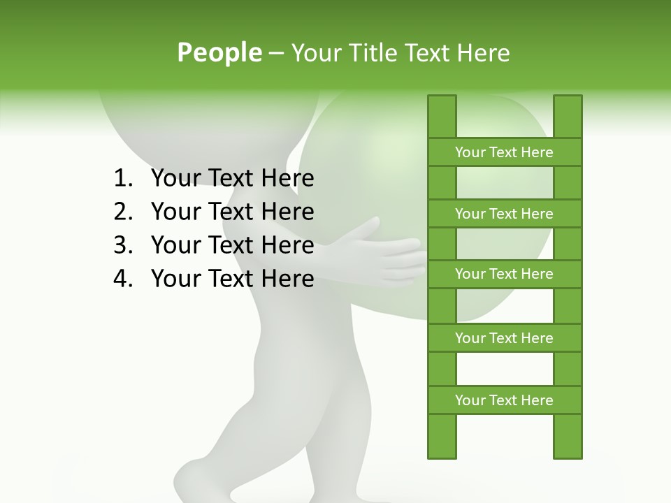 Healthy Abstract Guy PowerPoint Template