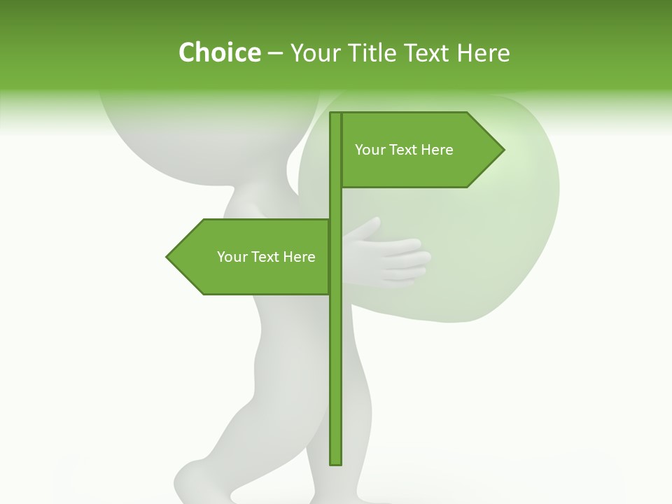 Healthy Abstract Guy PowerPoint Template