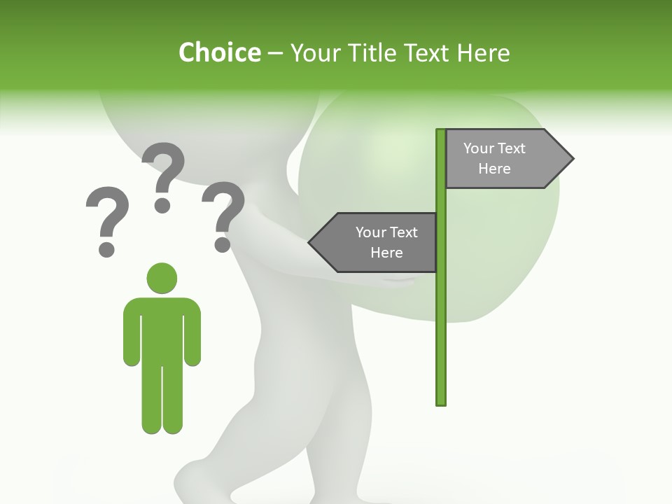 Healthy Abstract Guy PowerPoint Template