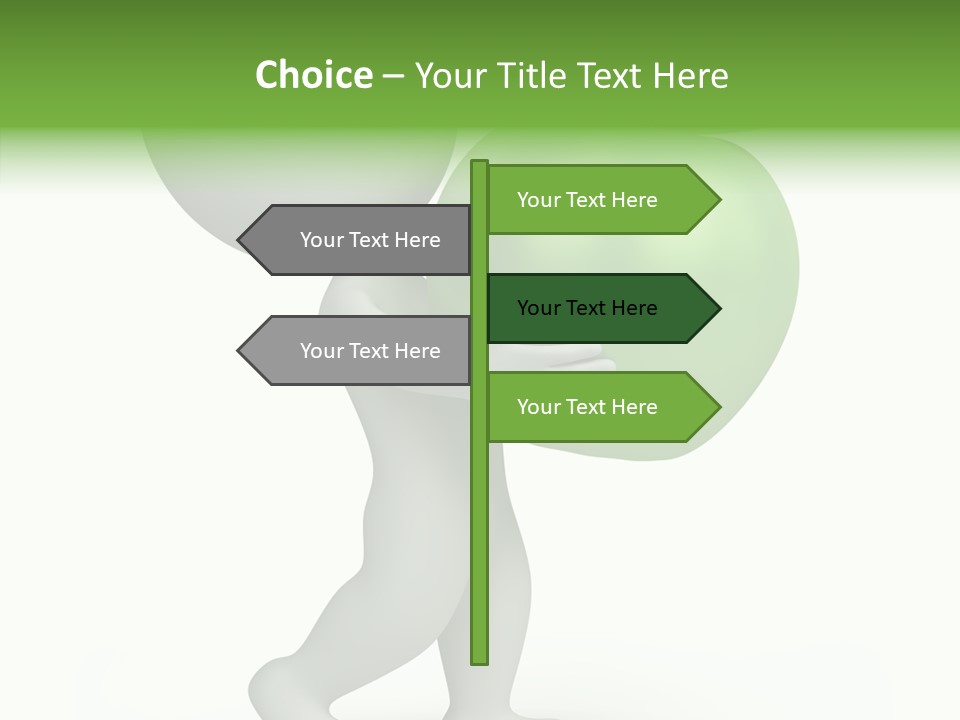 Healthy Abstract Guy PowerPoint Template