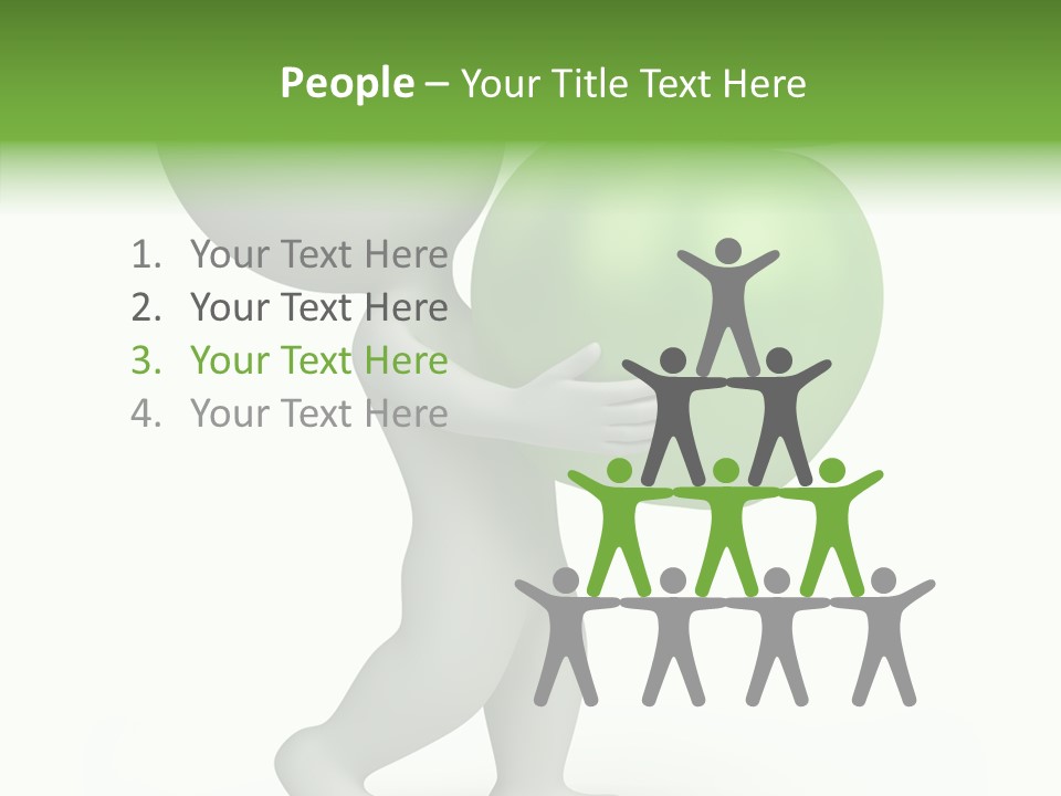 Healthy Abstract Guy PowerPoint Template