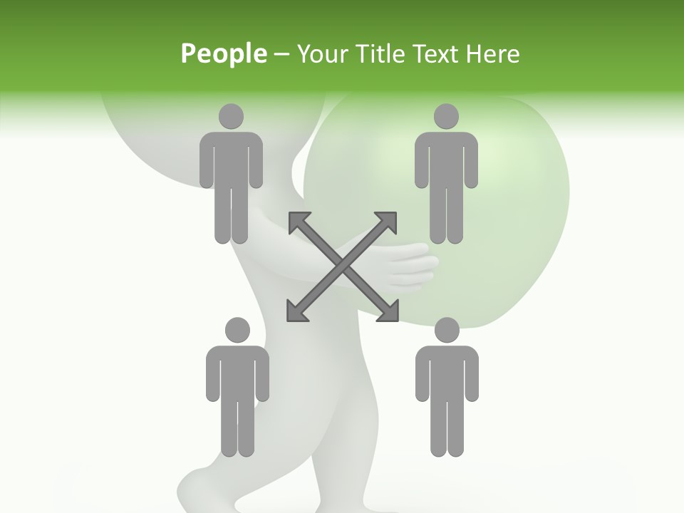 Healthy Abstract Guy PowerPoint Template