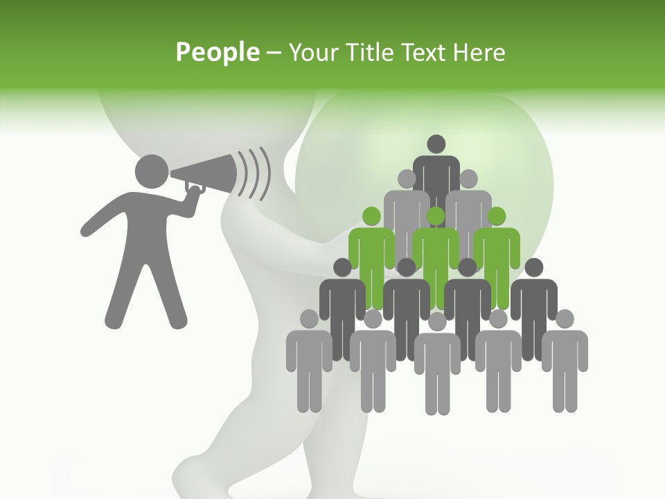 Healthy Abstract Guy PowerPoint Template