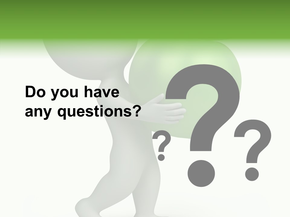 Healthy Abstract Guy PowerPoint Template