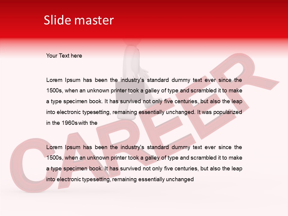 Stair Run Corporation PowerPoint Template