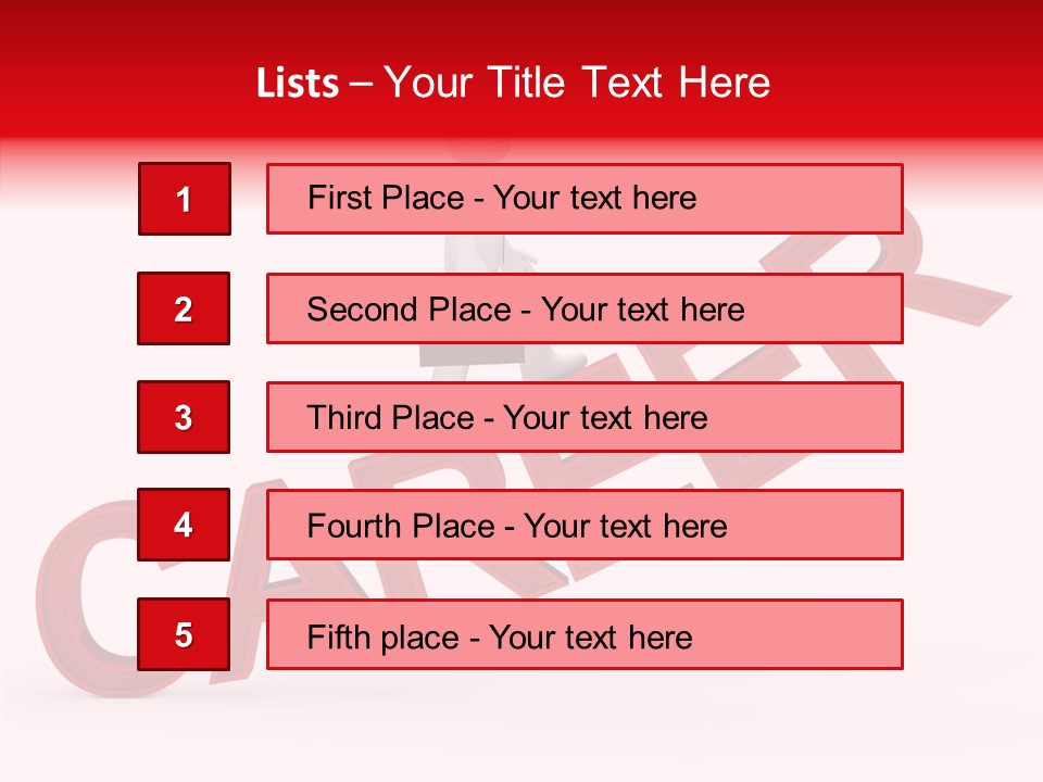 Stair Run Corporation PowerPoint Template