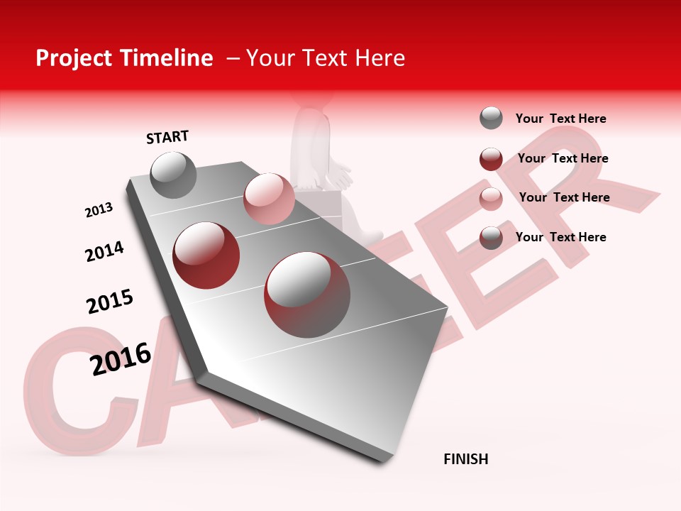 Stair Run Corporation PowerPoint Template
