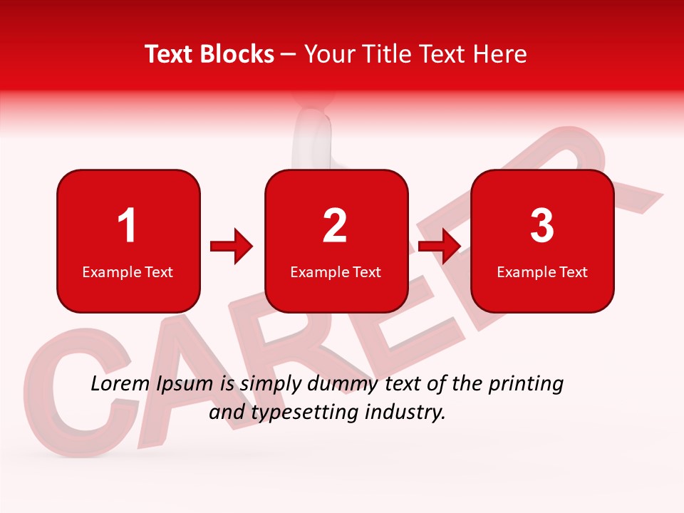 Stair Run Corporation PowerPoint Template