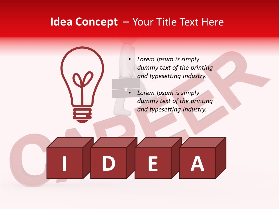 Stair Run Corporation PowerPoint Template