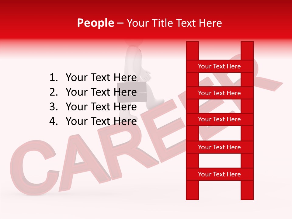 Stair Run Corporation PowerPoint Template