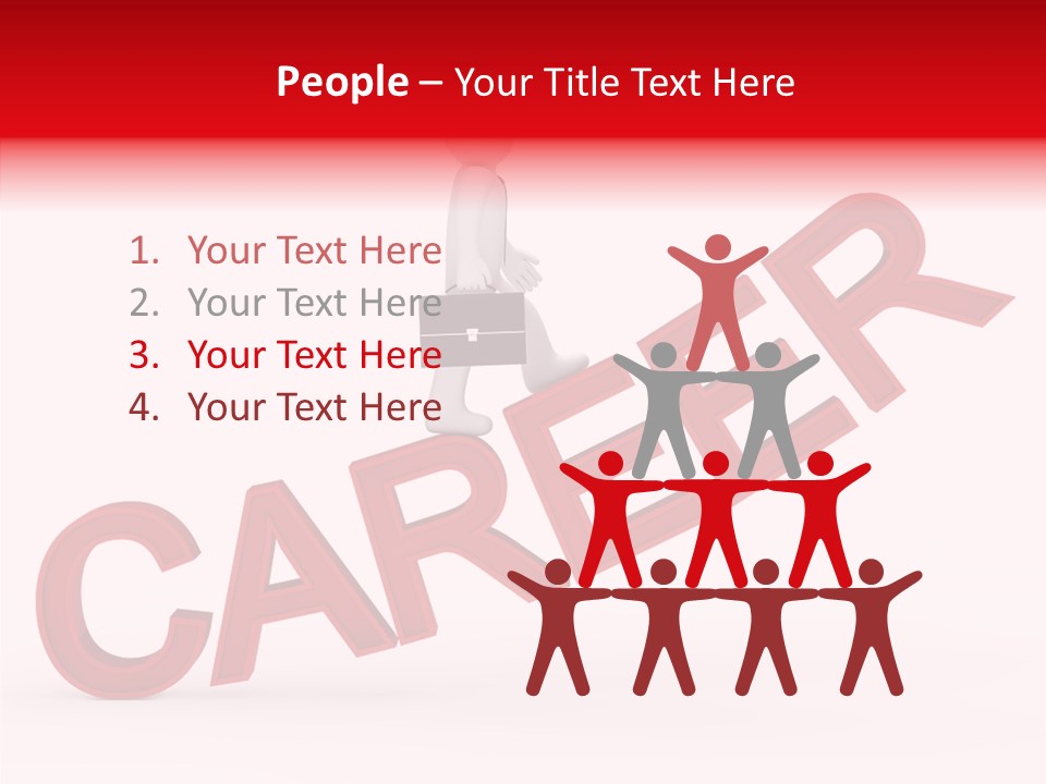 Stair Run Corporation PowerPoint Template