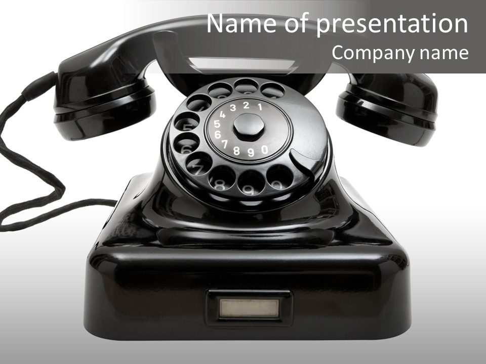 Background Talk Hotline PowerPoint Template