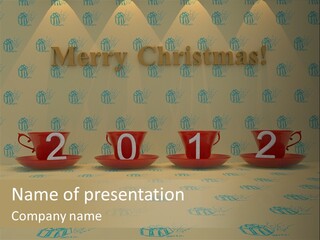 Decorate Decoration Calendar PowerPoint Template