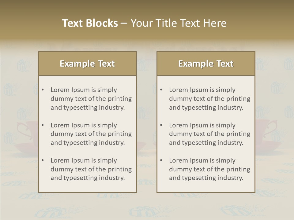 Decorate Decoration Calendar PowerPoint Template