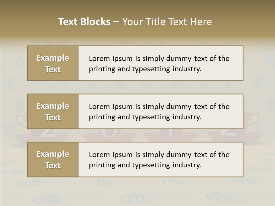 Decorate Decoration Calendar PowerPoint Template