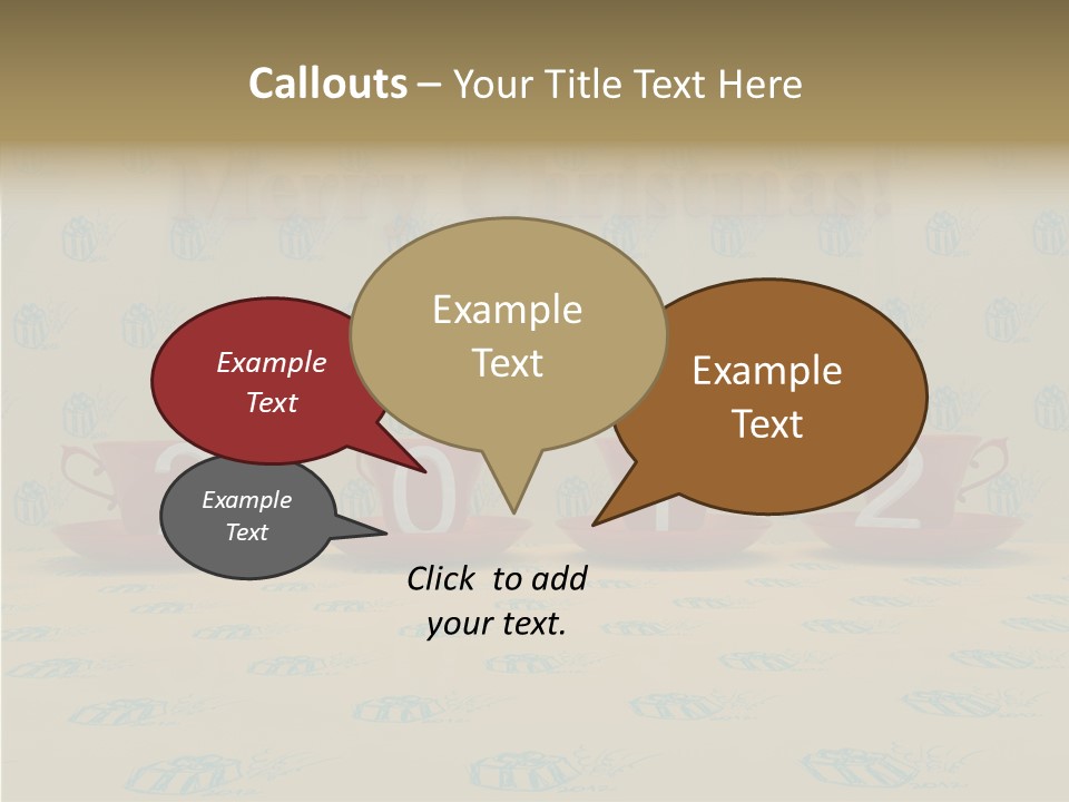 Decorate Decoration Calendar PowerPoint Template