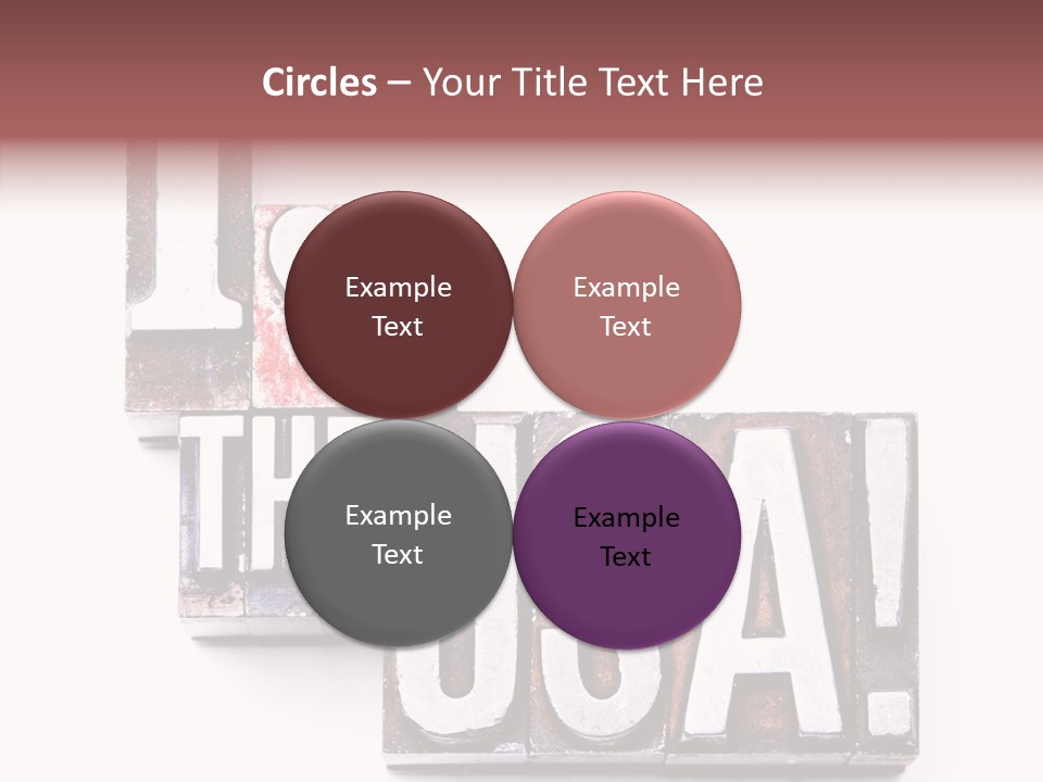 States Alphabet Heart PowerPoint Template