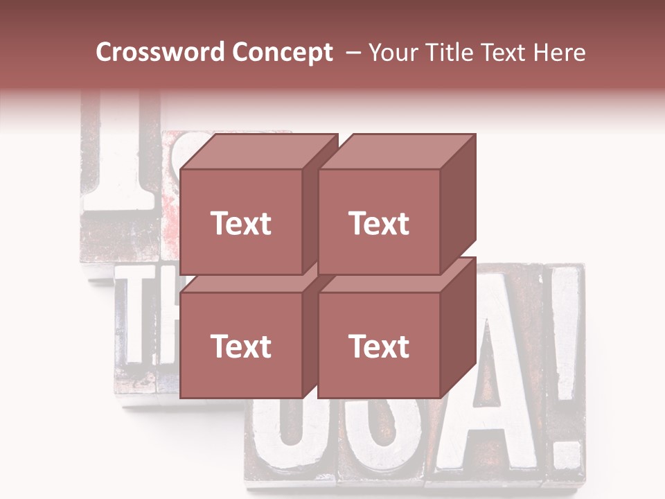 States Alphabet Heart PowerPoint Template