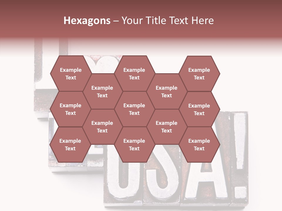 States Alphabet Heart PowerPoint Template