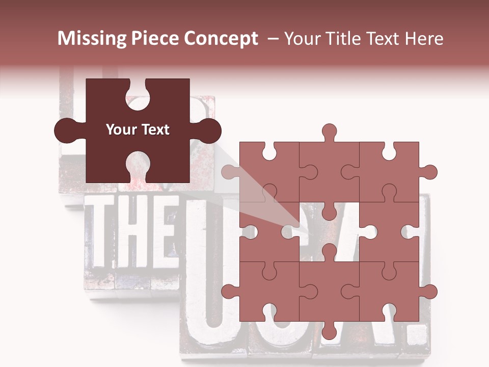 States Alphabet Heart PowerPoint Template