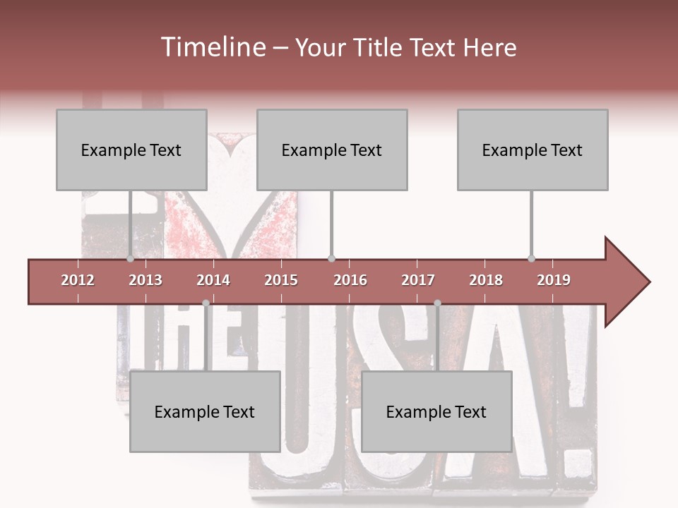 States Alphabet Heart PowerPoint Template