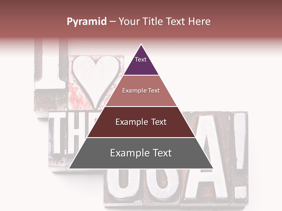 States Alphabet Heart PowerPoint Template