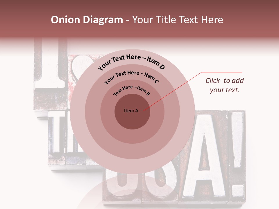 States Alphabet Heart PowerPoint Template