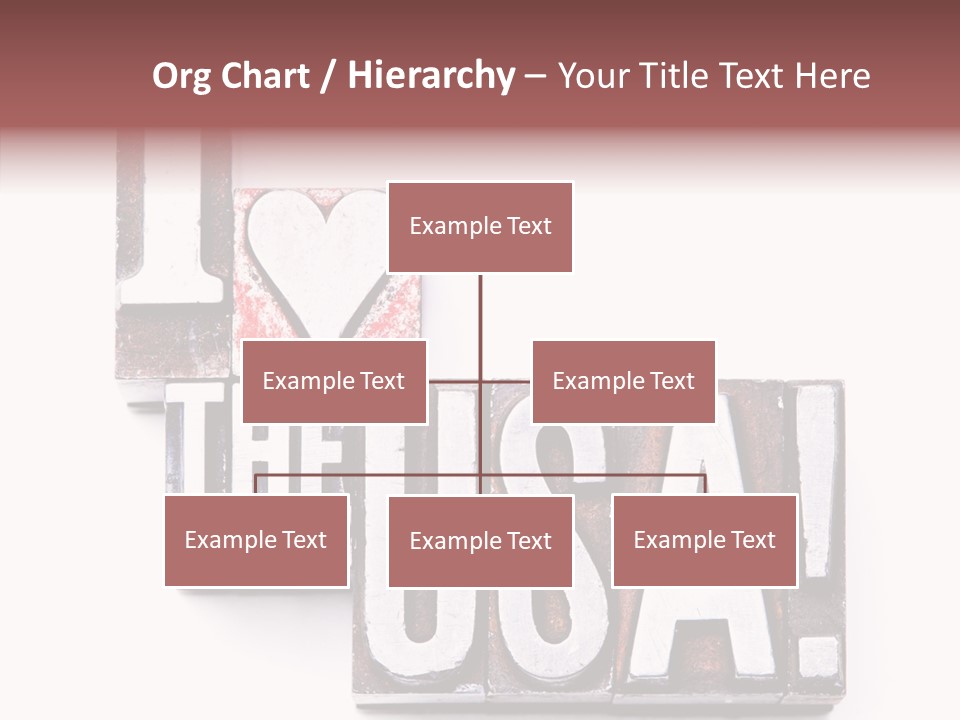 States Alphabet Heart PowerPoint Template