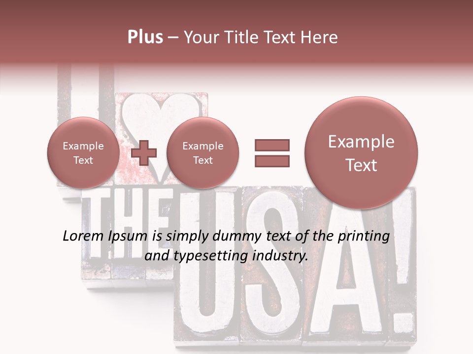States Alphabet Heart PowerPoint Template