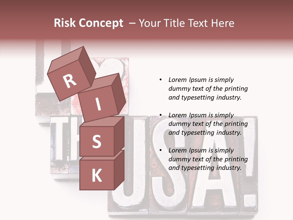 States Alphabet Heart PowerPoint Template