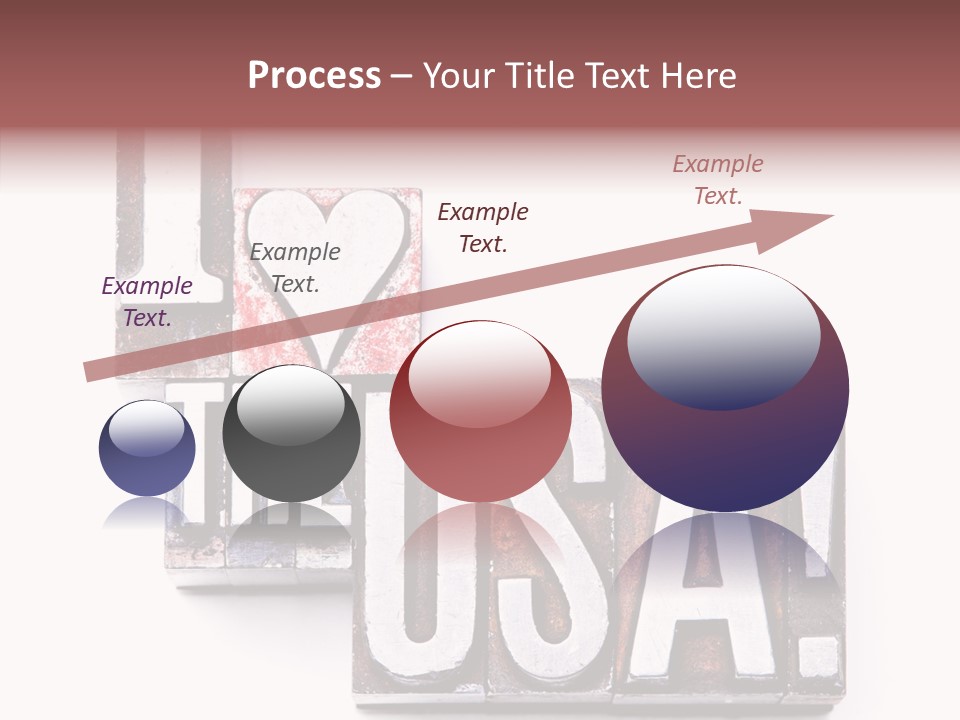 States Alphabet Heart PowerPoint Template
