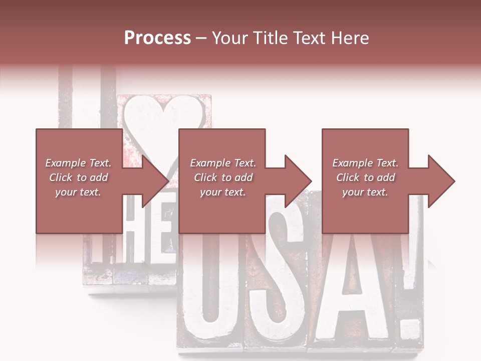 States Alphabet Heart PowerPoint Template