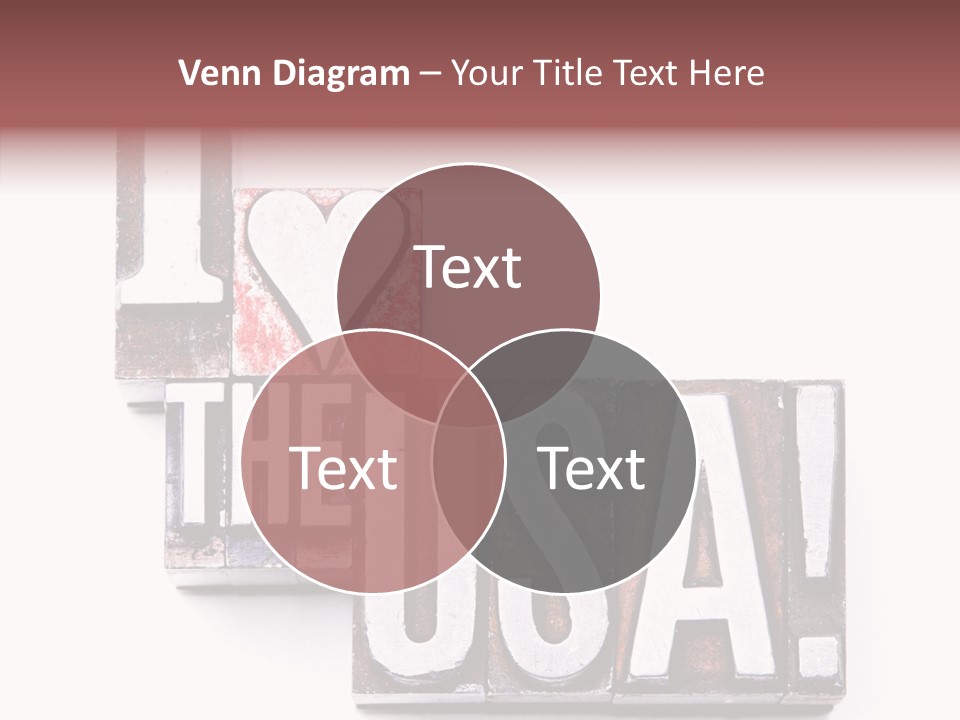States Alphabet Heart PowerPoint Template