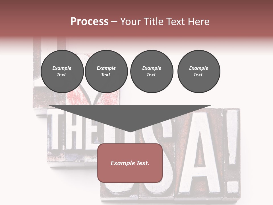 States Alphabet Heart PowerPoint Template