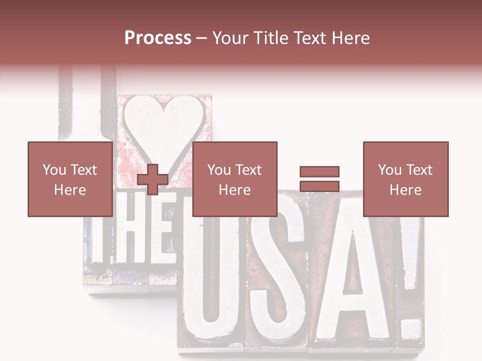 States Alphabet Heart PowerPoint Template