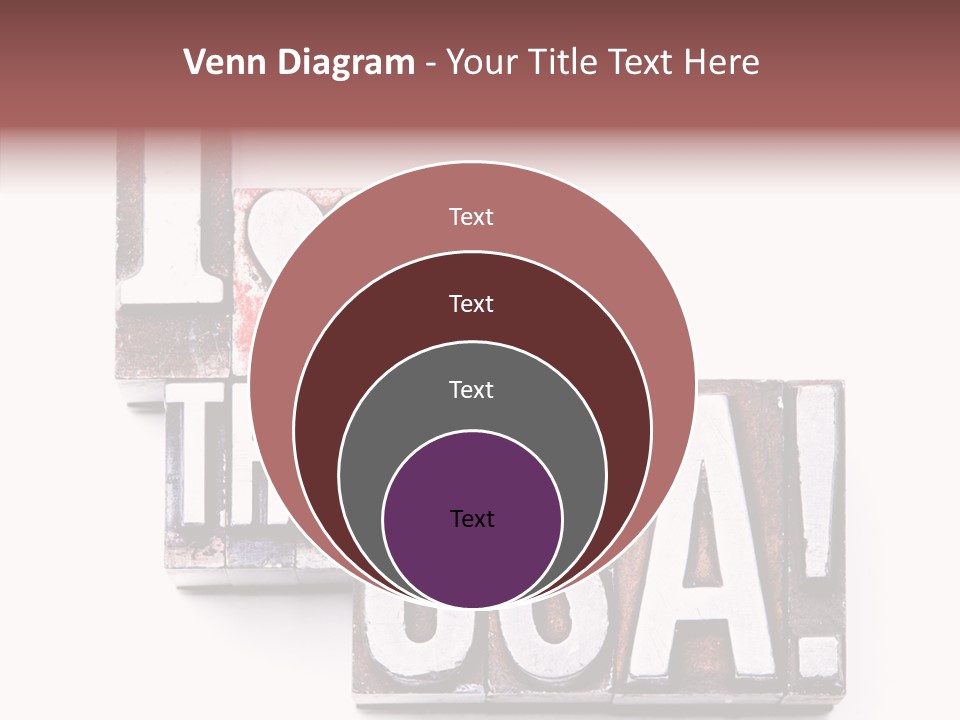 States Alphabet Heart PowerPoint Template