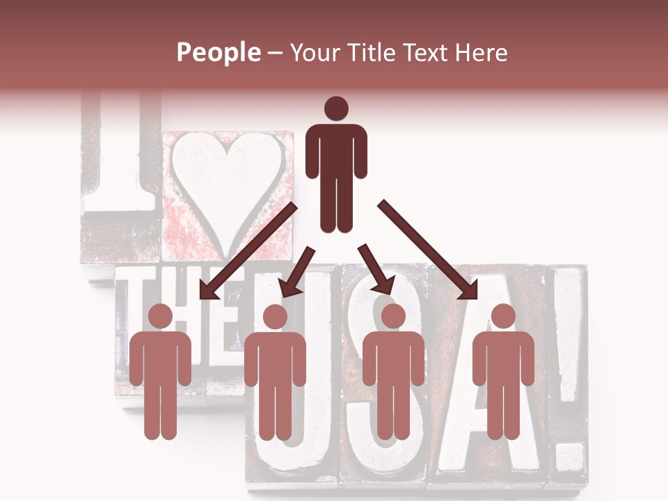 States Alphabet Heart PowerPoint Template