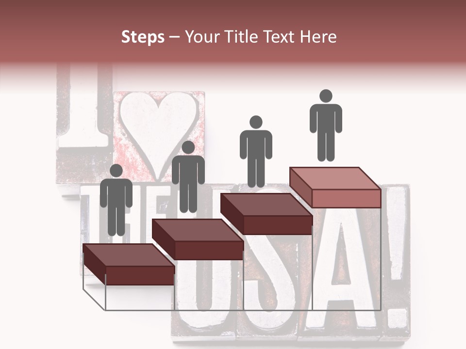 States Alphabet Heart PowerPoint Template