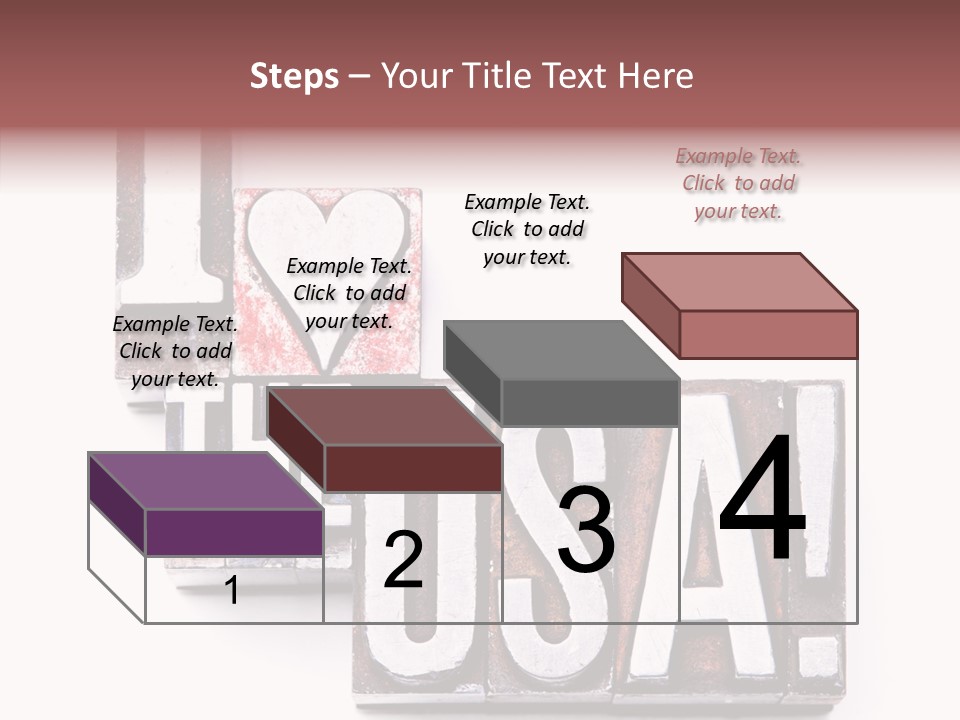 States Alphabet Heart PowerPoint Template
