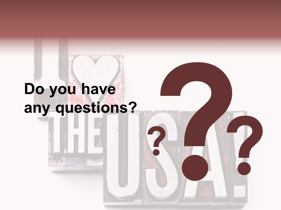 States Alphabet Heart PowerPoint Template