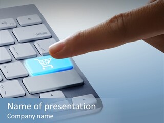 Purchase Background Key PowerPoint Template