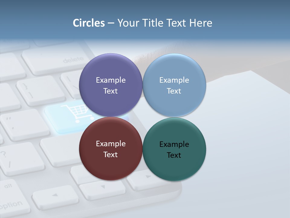 Purchase Background Key PowerPoint Template